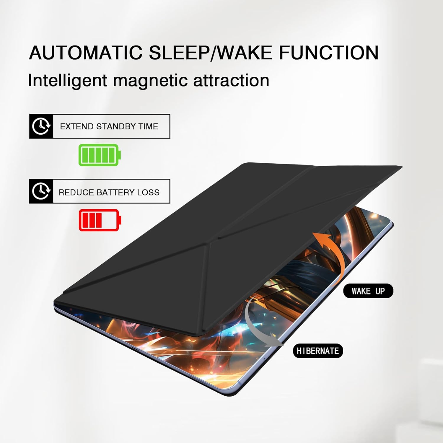 Magnetic Case for Samsung Galaxy Tab S10 Ultra 2024/S9 Ultra 2023 14.6-Inch, Model SM-X920/X926B/X910/X916B Tablet with S-Pen Holder, Auto Wake/with Stand Tablet Cover, Black Black Samsung Galaxy Tab S10 Ultra /S9 Ultra 14.6"