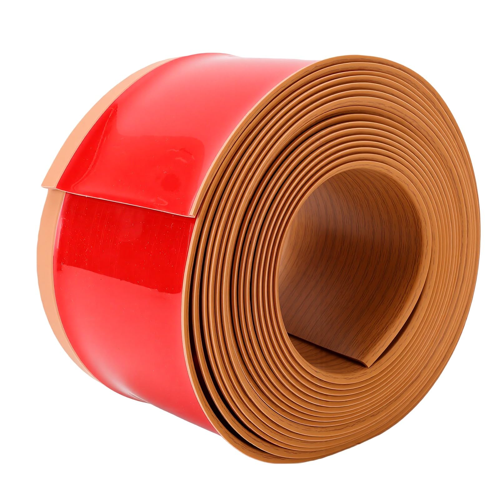 Generic Samoprzylepna, Elastyczna Listwa Przypodłogowa z PCV, 3,94 Cala X 19,69 Stopy | Obierz i przyklej ścianę do mieszkania, kuchni, łazienki, pokrywa szczeliny podłogowej