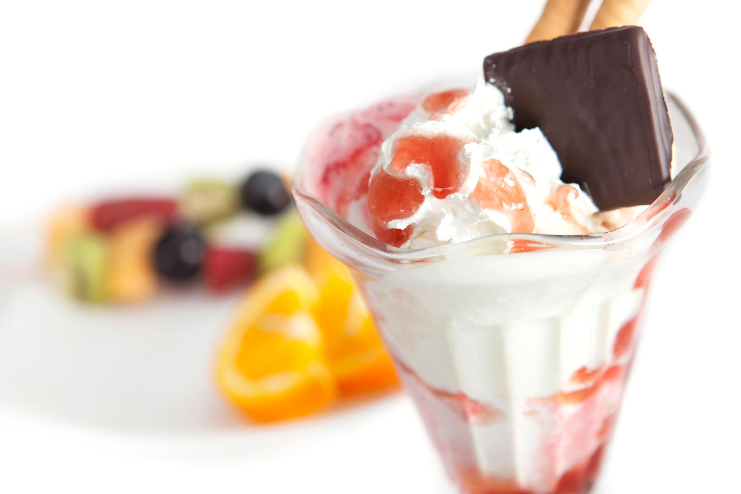 Topkapi 250.872 – 6 kubków do lodów Chicago, miseczki deserowe, szklanki do koktajli, Ice Cream Sundae, 23,5 cl, wys. 13 cm