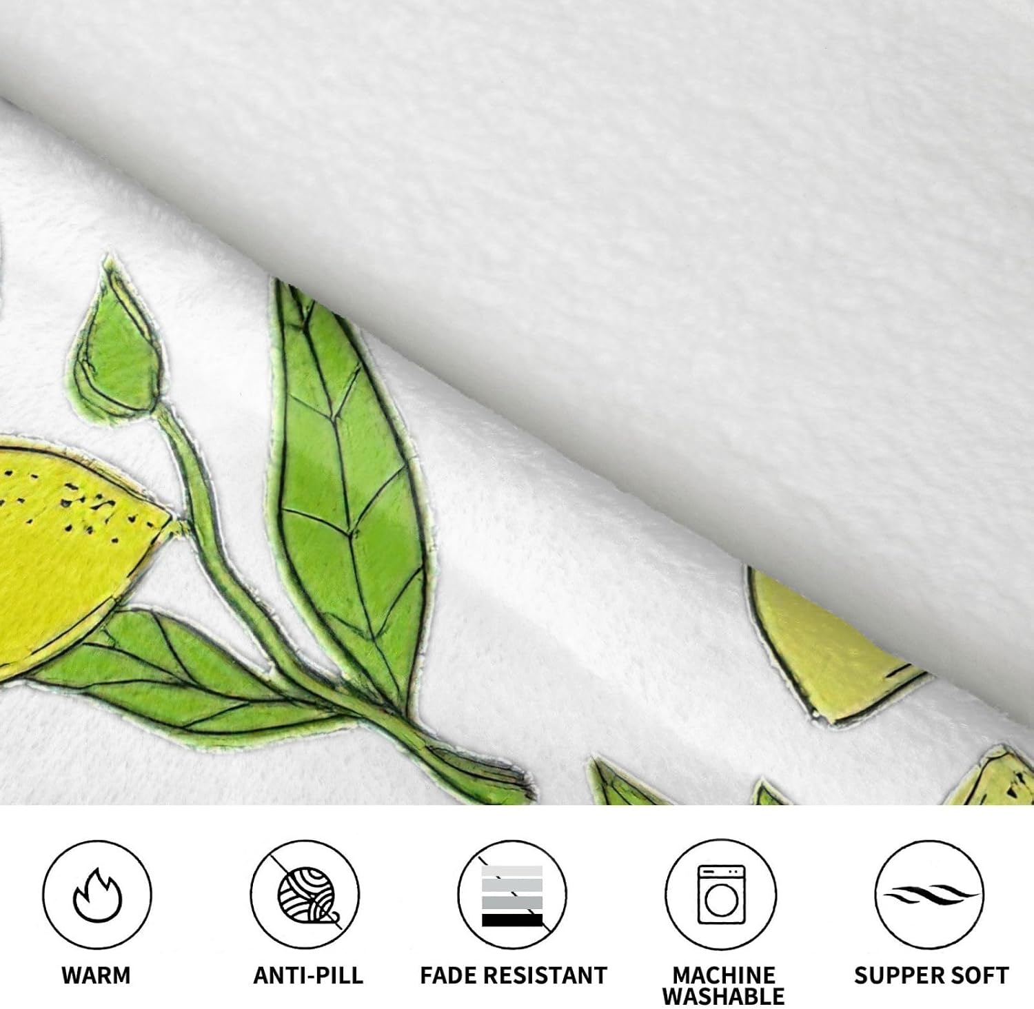 Yellow Fresh Lemons Print Oversized Blanket Hoodie, Wearable Blanket Hooded,Hooded Pullover With Pocket