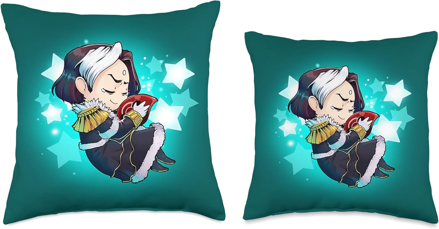 Sleeping Emet Selch Throw Pillow