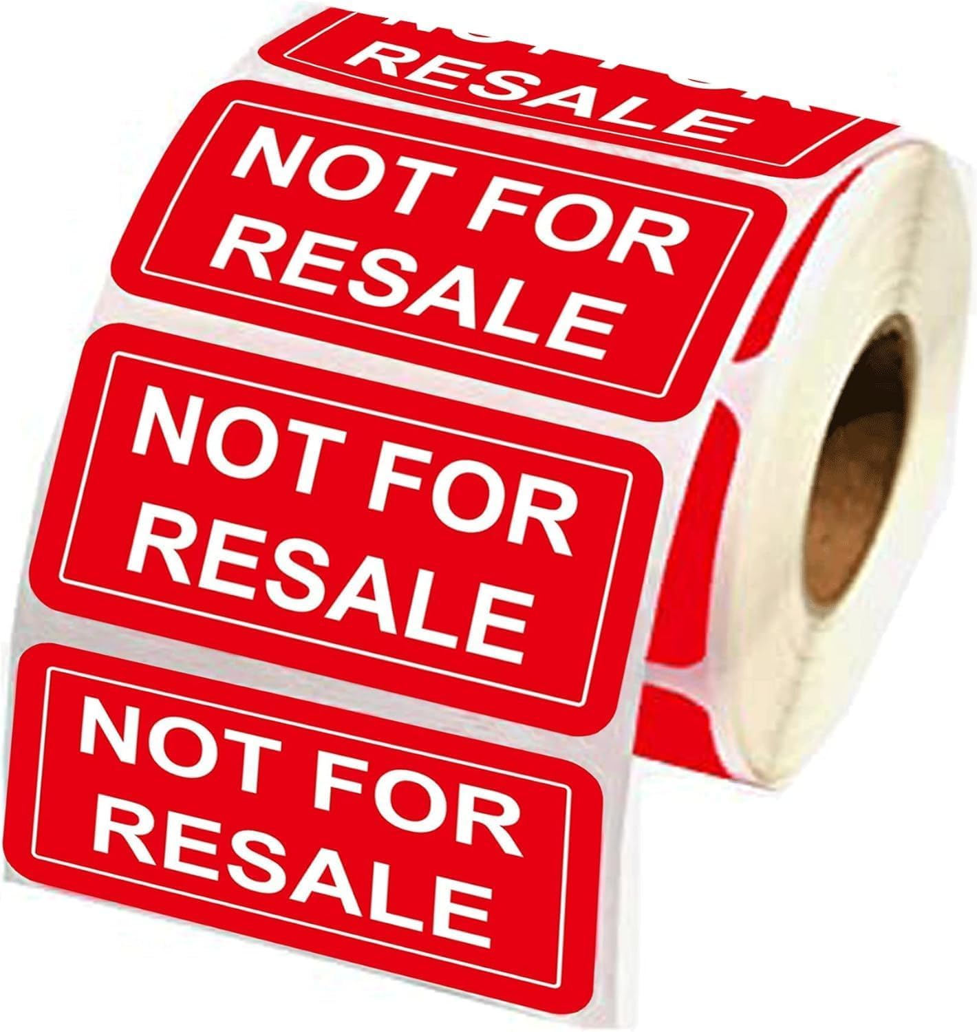 500 Pcs 1 x 2 Inch Not for Resale Labels Not for Resale Stickers Roll - Inventory Labels Retail Store Sale Displays Labels for Inventory, Retail Store, Sample, Showcase Products