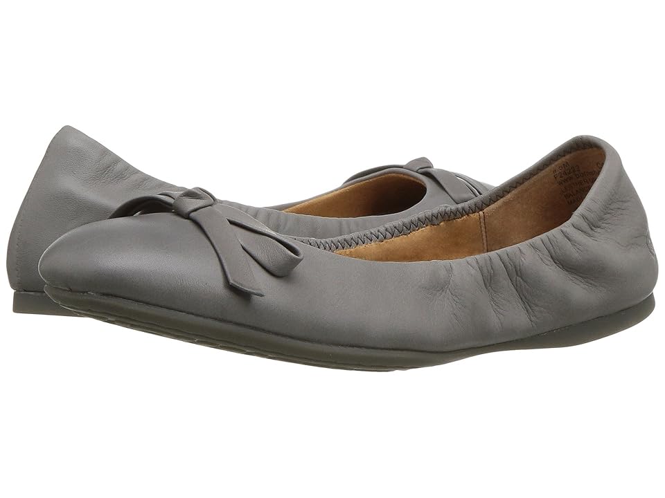 

Born Karoline (Grey Full Grain Leather) Women's Flat Shoes