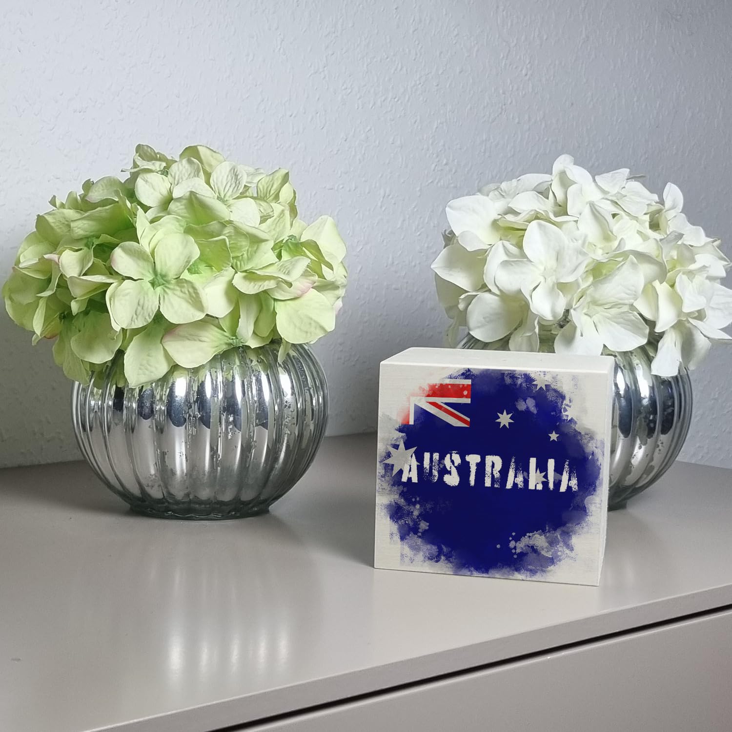 Spardose Mit Australien-Flagge – Holz-Sparschwein Im Used Look Für Reisefans & Australien-Liebhaber
