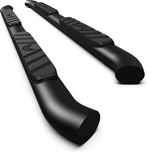 MaxMate 3.5" Oval Nerf Bar Side Steps Compatible with 2005-2023