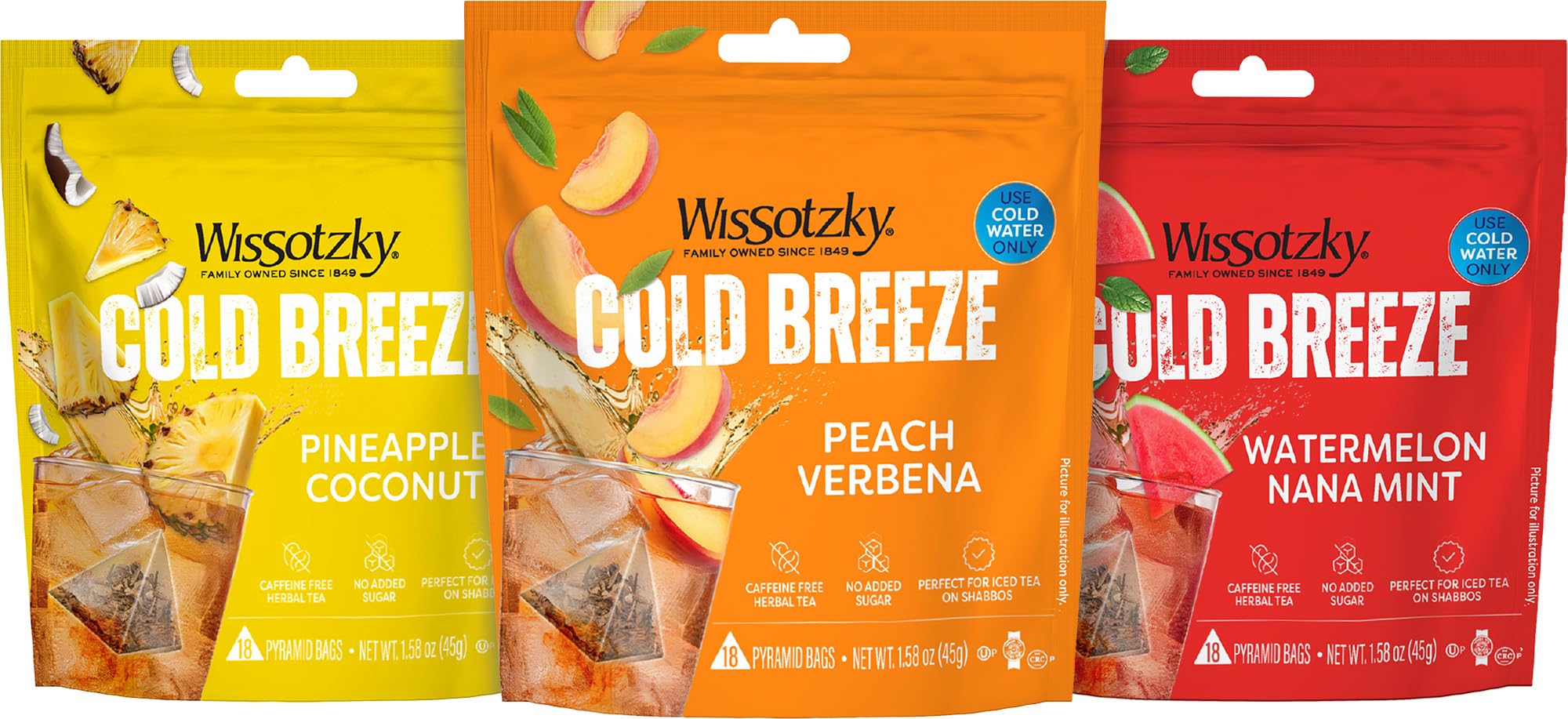 Amazon.com : Wissotzky Cold Breeze Variety Pack, Cold Brew Iced