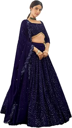 indian ready to wear navratri chaniya choli for women flared garba night with stitched blouse 8261-O
