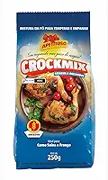 Mistura Farinha Para Empanar Assados e Grelhados Sem Glúten 250g Crockmix