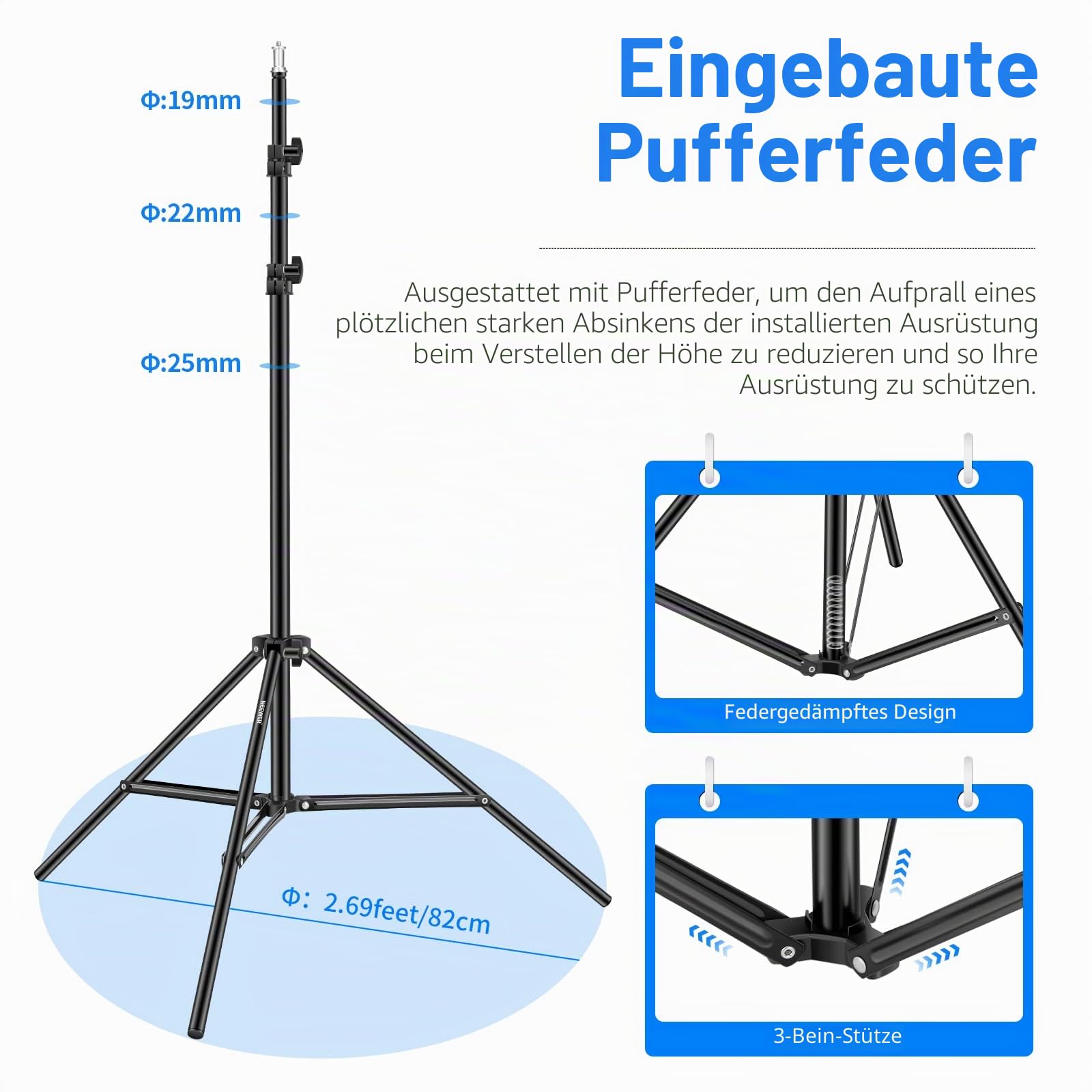 Neewer Lichtstativ – Bild 4