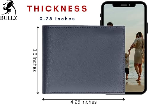 Miniatura 6 de Bullz - Cartera de seguridad para hombre con bloqueo de señal RFID