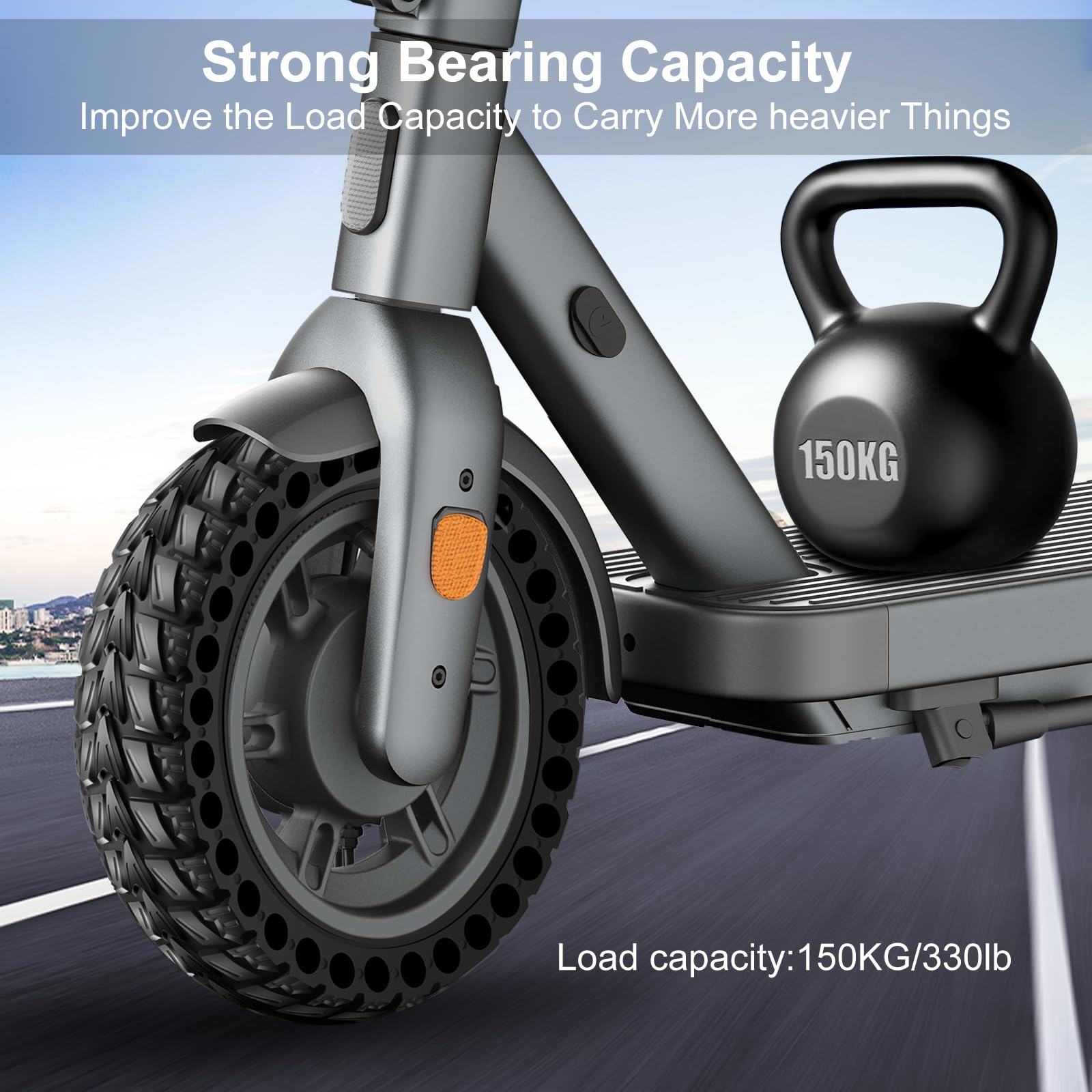 BANGTING 2PCS 60/70-6.5 E Scooter Reifen,10x2.50-6.5 Vollgummireifen, 10x2.5 zoll Ersatzreifen für Ninebot Max G2 / G30 / G30D / G30E / G30E / G30LP / G30D II / G30 Max (Schwarz)