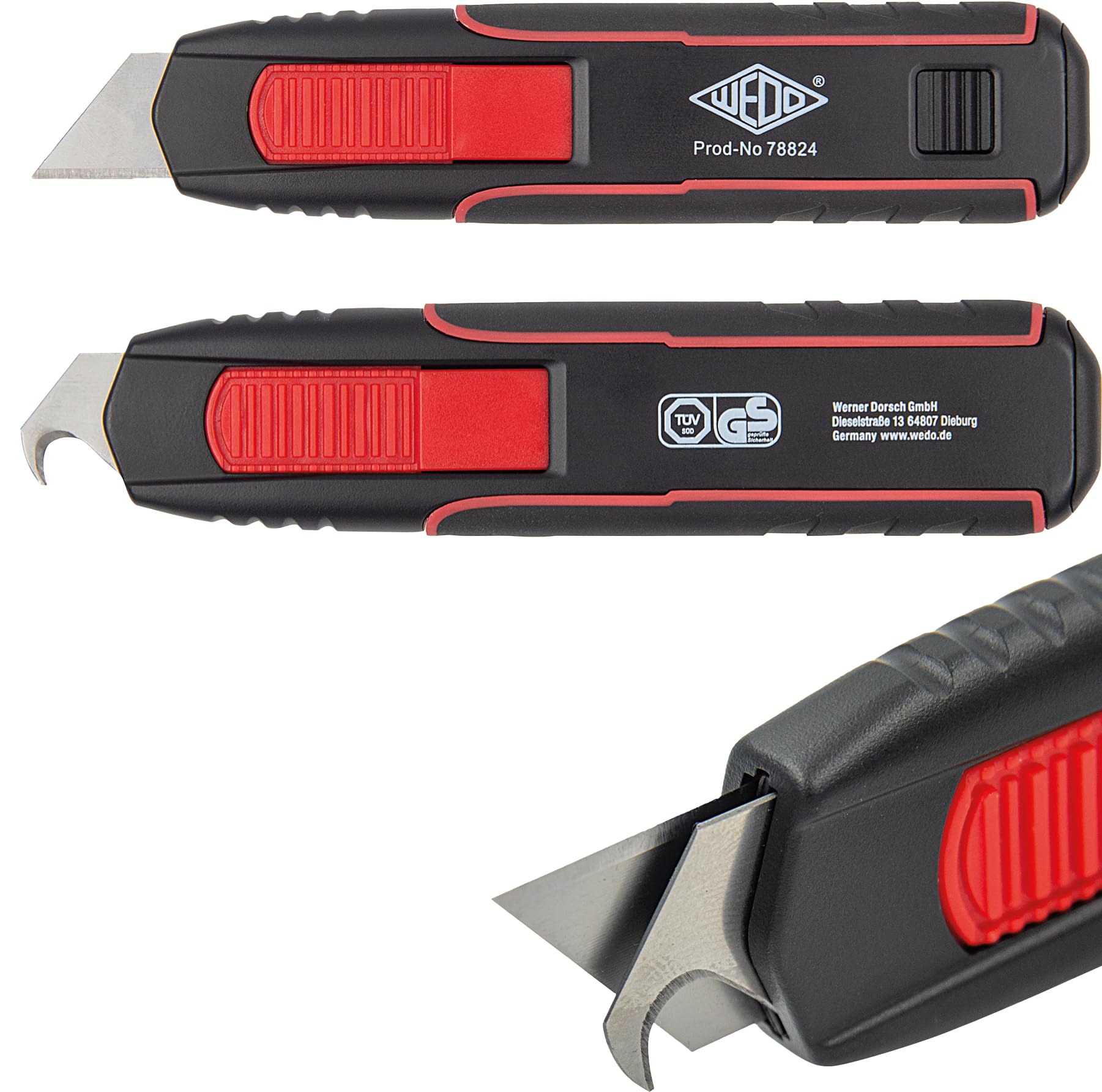 WEDO Cuttermesser Safety Cutter DOUBLE SIDE