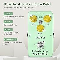 Vista 2 de JOYO Pedales de efecto de guitarra Overdrive Blues, Overdrive de alta ganancia desde tonos vintage hasta modernos para guitarra eléctrica, True