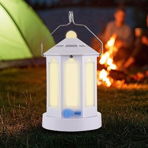 Miniatura 3 de LED Camping Lantern,Waterproof Survival Gear - Rechargeable Camping Tent Light - for Night Outdoor Backyard Trip Hiking Picnic Gathering