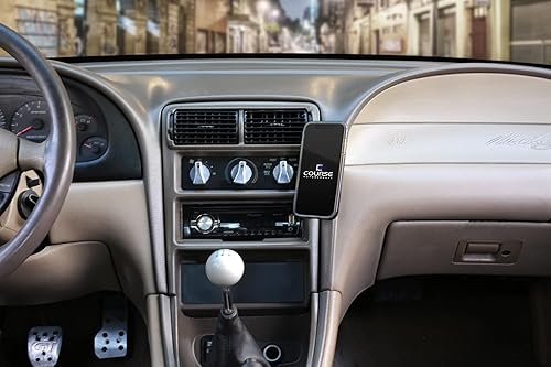 Miniatura 4 de Course Motorsports DirectFit - Soporte de teléfono para Ford Mustang, Mustang GT, SVT Cobra, SVT Cobra R, Mach 1 (1994-2004) Compatible con todos