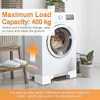 NIUXX Univerzális Mosógép Alap 400kg Terhelhetőség 46-69cm Állítható Szélesség 5