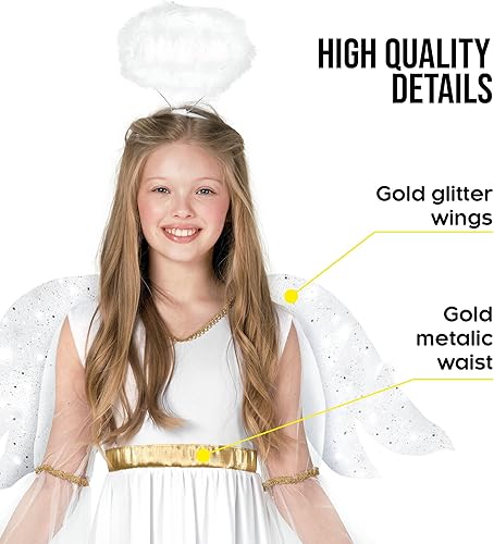 Miniatura 3 de Morph - Disfraces de ángel para niñas - Disfraz de ángel para niñas - Disfraz de ángel para niñas - Vestido de ángel para niñas