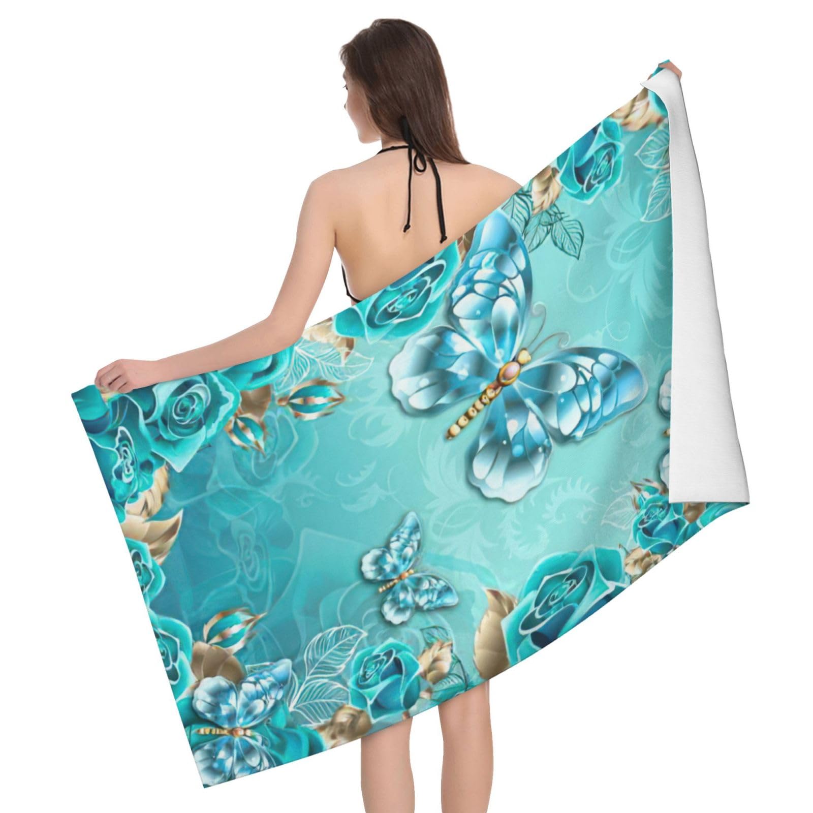 Serviette de bain mariage microfibre cadeau anniversaire unique