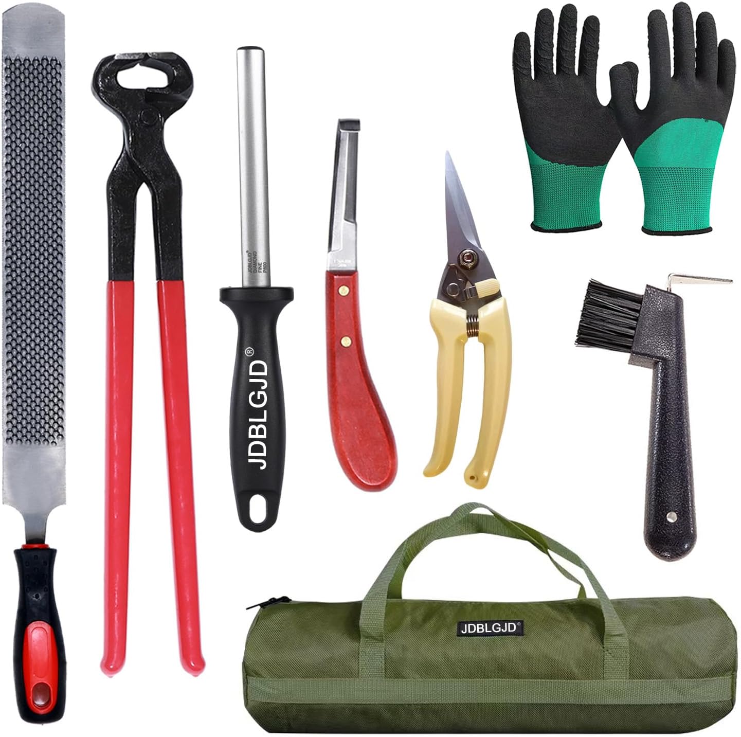 14 inch Farrier Hoof Tool Kit Farrier Tool Kit（8 Piece