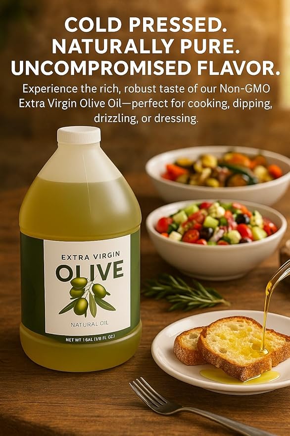 Healthy Harvest Aceite de Oliva Extra Virgen 128 fl oz Botella miniatura 2