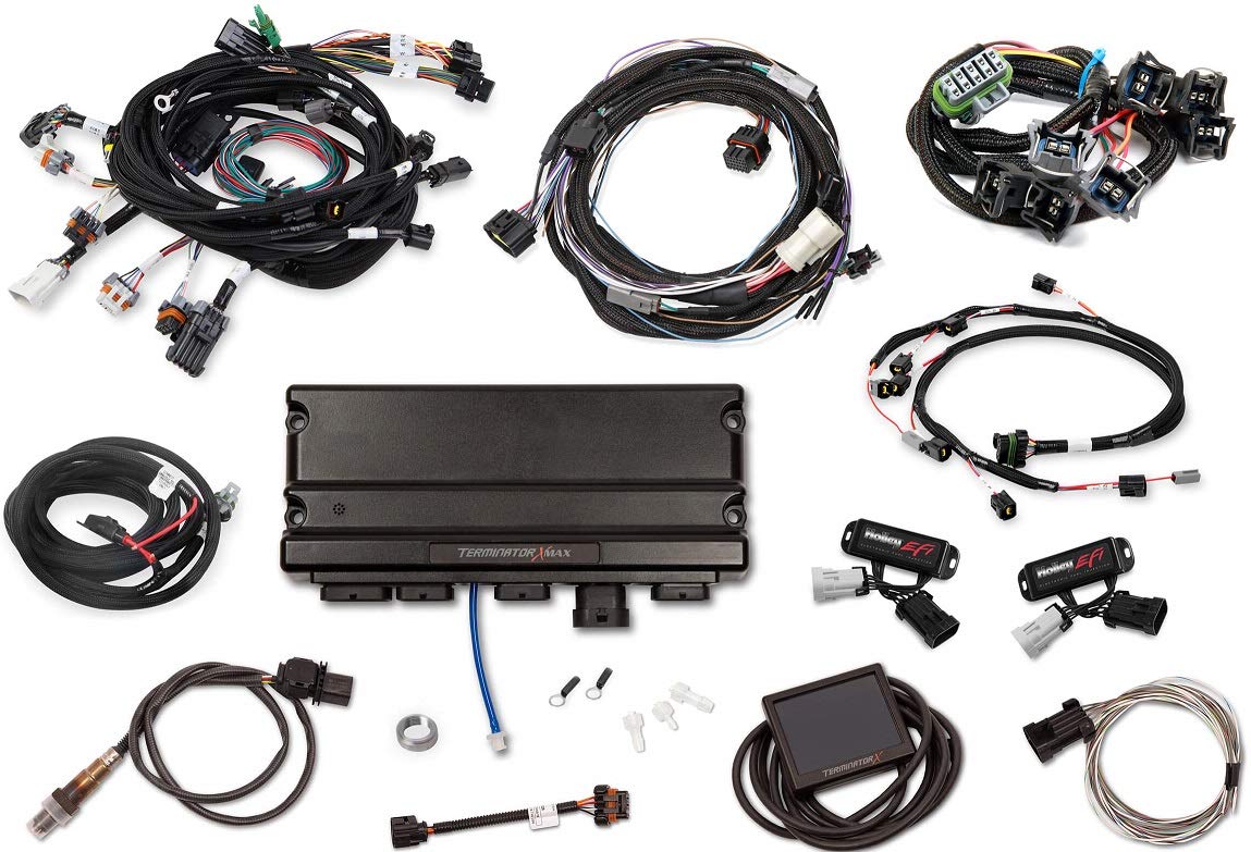 HOLLEY TERMINATOR X MAX MOD MOTOR 2V KIT WITH TRANSMISSION CONTROL,COMPATIBLE WITH 1996-2005 FORD 2 