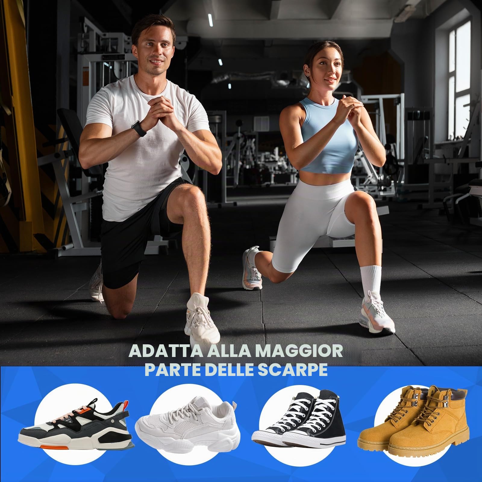Fasciite plantare Lavoro Alto Arco Solette - Welnove 220 + lbs Heavy Duty Inserts per il sollievo del dolore del piede - Solette Ortopediche per Piedi Piatti, Riduzione della fatica, Uomini Donne (S)