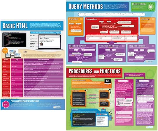 Amazon.com : Programming Posters - Set of 3 | Computer Science Posters ...