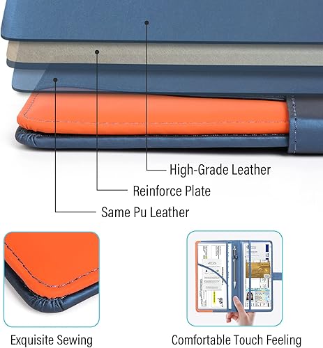 Miniatura 4 de FORYOU Soporte para registro y seguro de automóvil para tarjetas de registro y seguro de automóvil para tarjetas, licencia de conducir y otros