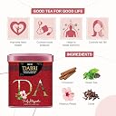 Dabri Hibiscus Green Tea 80gm Combo (Pack of 2 x 40gm Each Tin Box) Premium Loose Leaf Blend with Cinnamon,Clove & Green Tea|Pure Natural Hibiscus tea leaves & Spices|Manage Weight, Hair Regrowth gallery image