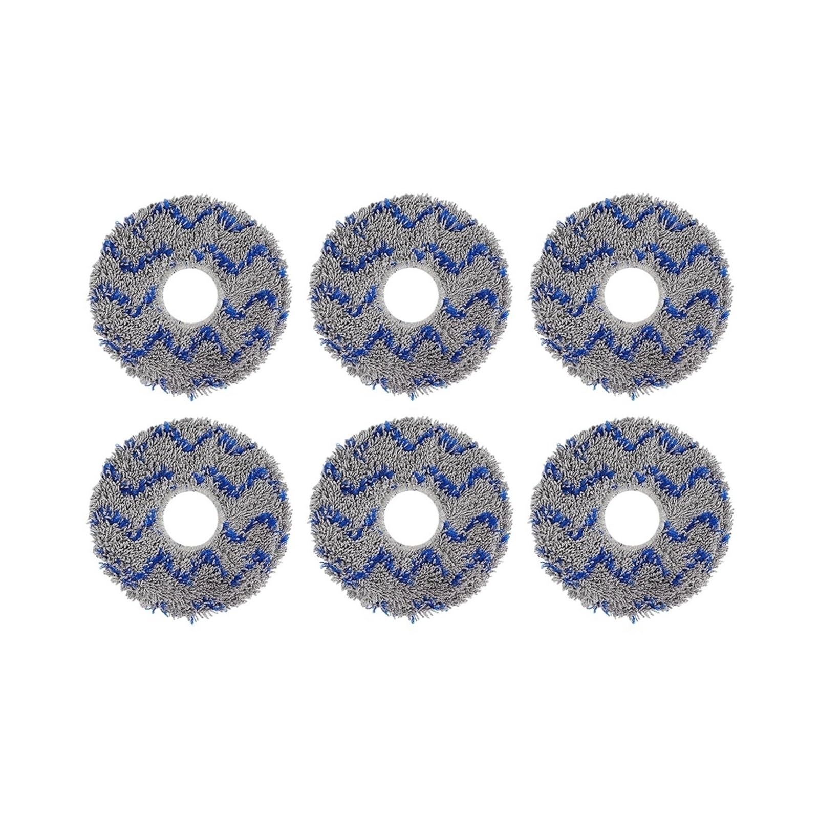 LMRXOFE Mop Cloth,Compatible For Xiaomi,X10 X20 Max,Compatible For Dreame,L20 Tra L30 Tra X20 Pro L10s Pro X40 X40 S30 Vacuum Cleaner(6PCS)