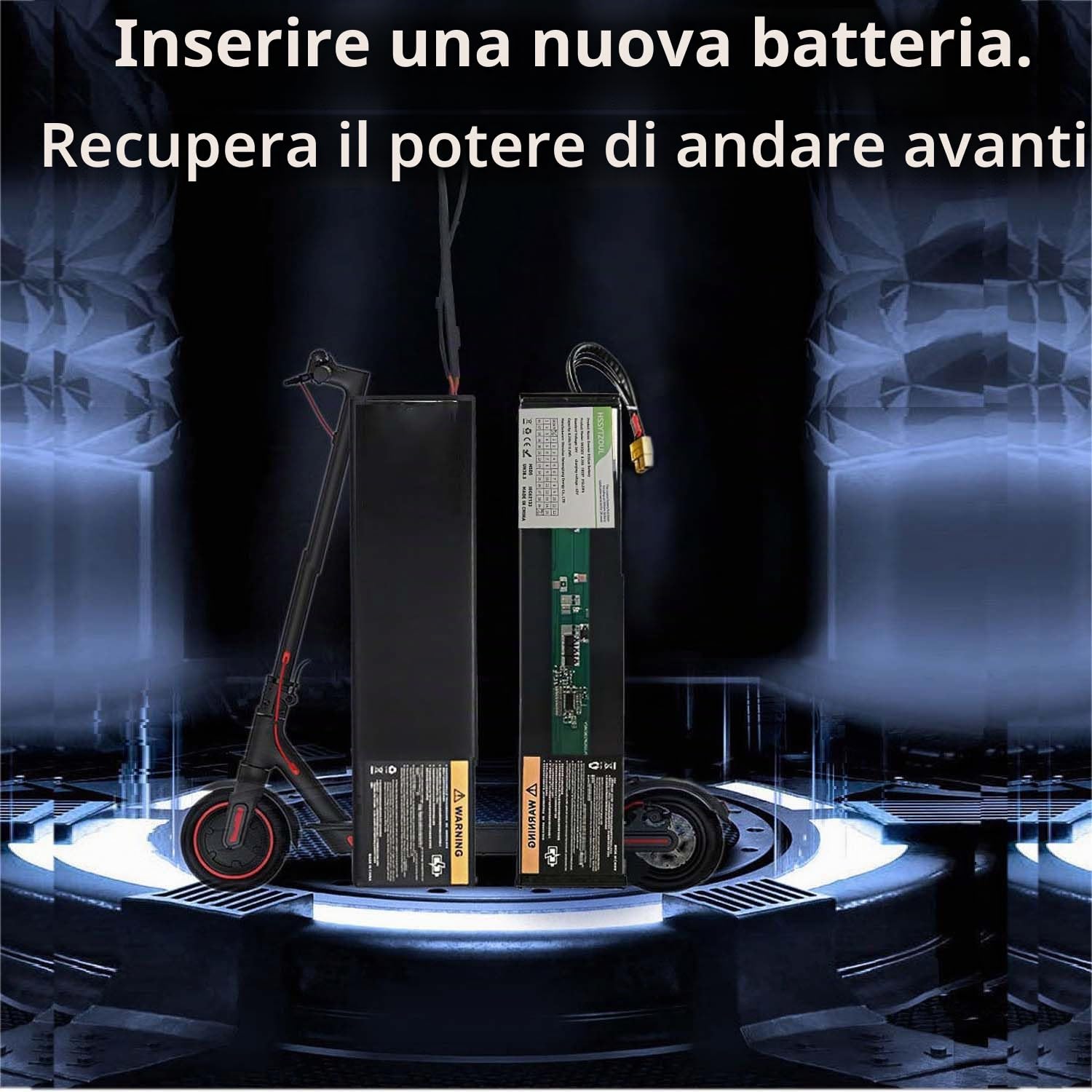 36V Batteria Scooter Elettrico 7.8AH/8.7AH Batteria per Scooter Accessori di Ricambio per Scooter Elettrici Batteria Integrata nel Monopattino