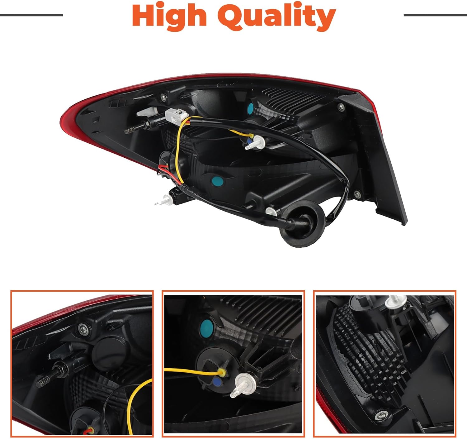 labwork RH Tail Light Replacement for Malibu 2016-2021 Tail Light Lamp Rear Outer Passenger Sides GM2805122