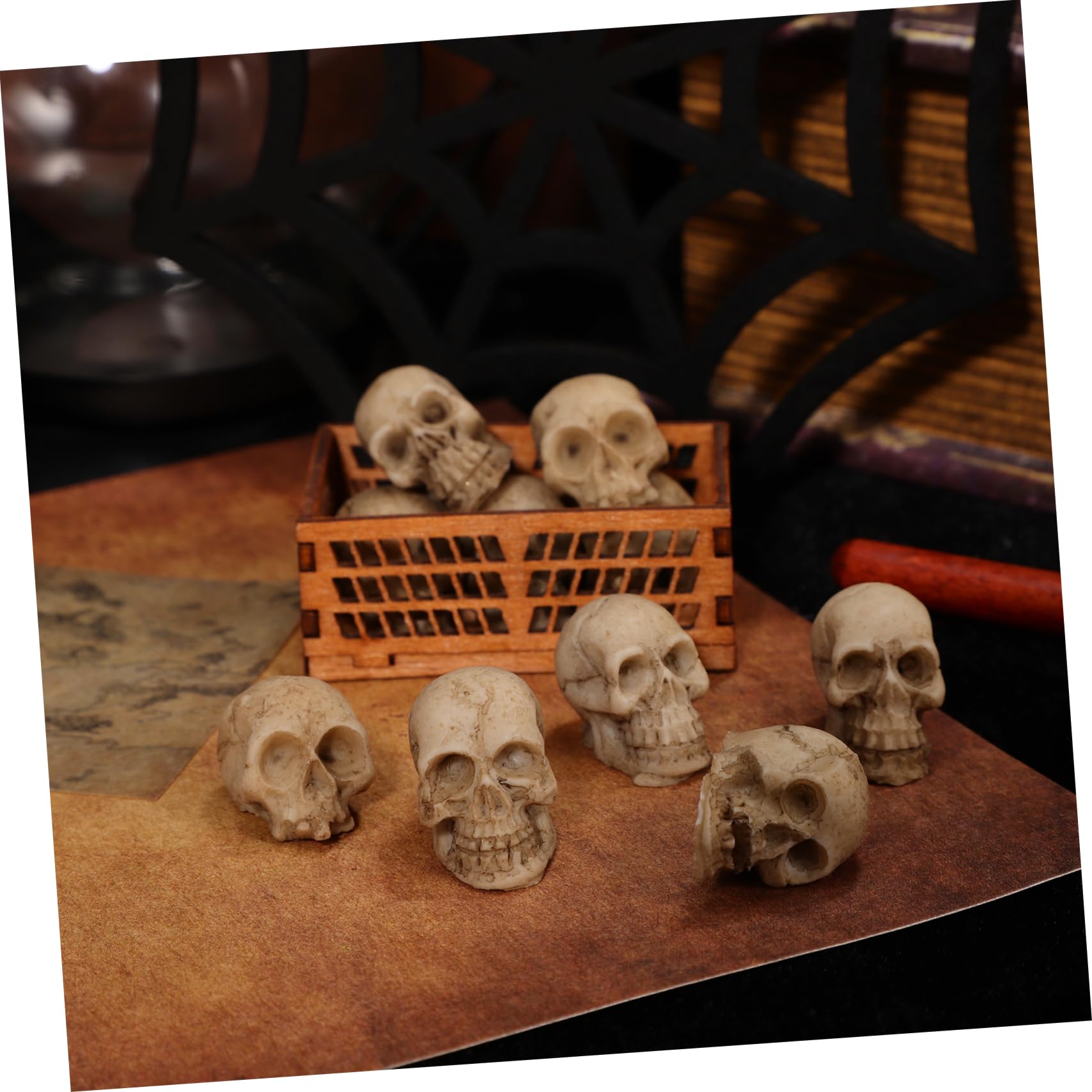 SUPVOX 80pezzi Decorazioni Halloween Miniature Scheletro Per Spaventosi Per Ed Per Halloweenosa