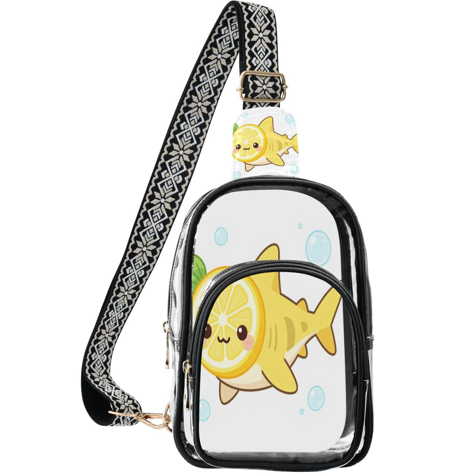 Bolsa transparente de PVC resistente y cremalleras de metal suave 8