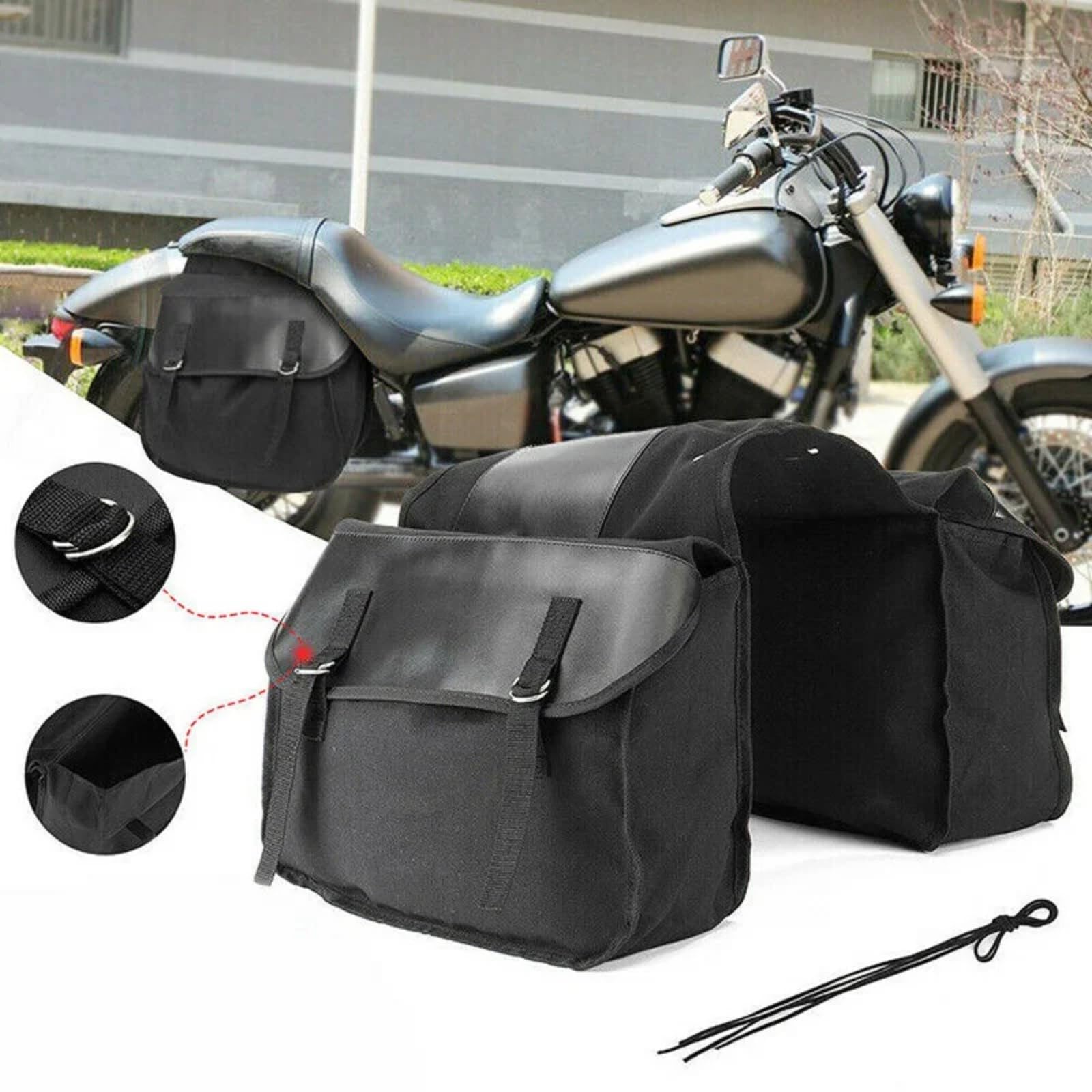 Yoneleu Motorrad Gepäcktaschen Kompatibel Mit Yama Produktbild-Vorschau 7