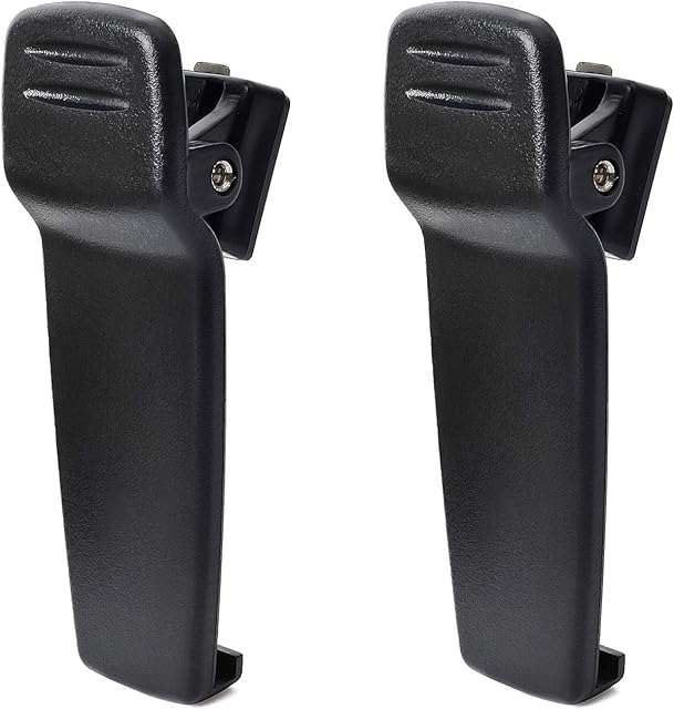 HYS Belt Clips Replacement Compatible for ICOM F14/F24/F33G/F43G/F43TR/F70D/F80D/F3011 Radio(2 Pack)
