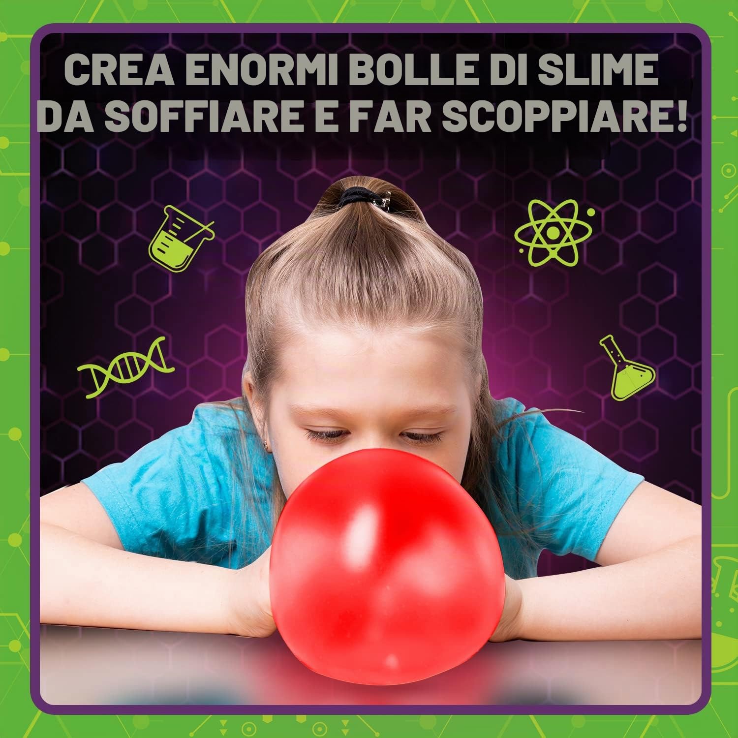 Original Stationery Scienza di Slime Kit, Set per Creare Slime Completo, Esperimenti Scientifici per Bambini Divertenti come Oobleck, Laboratorio di Slime, Regalo Compleanno