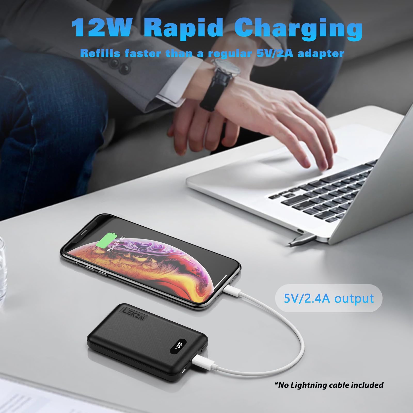 lekzai portable charger