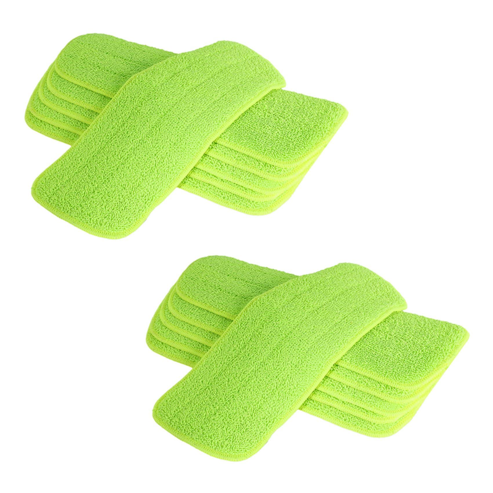 Akfldms 12 Pieces Reveal Mop Cleaning Wet Pad for All Mops & Mops Washable