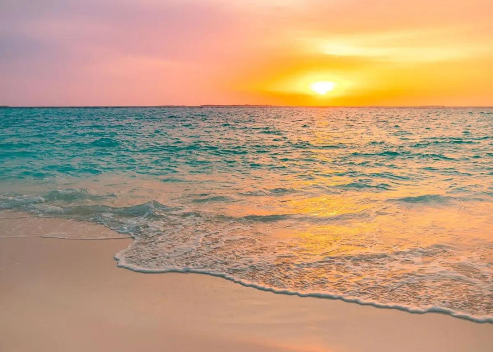 SHINERING Sunsets Natural Sea Beach Landscape Poster And Prints Picture Canvas Painting Wall Art For Living Room Home Decor A9 21X30Cm Unframed