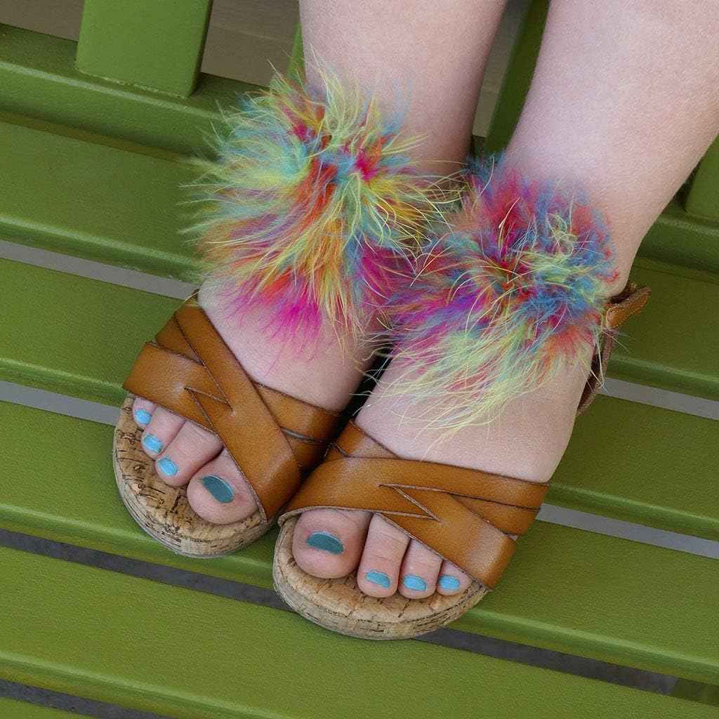 Zucker Feather Products Marabou Shoe Clip with Lurex