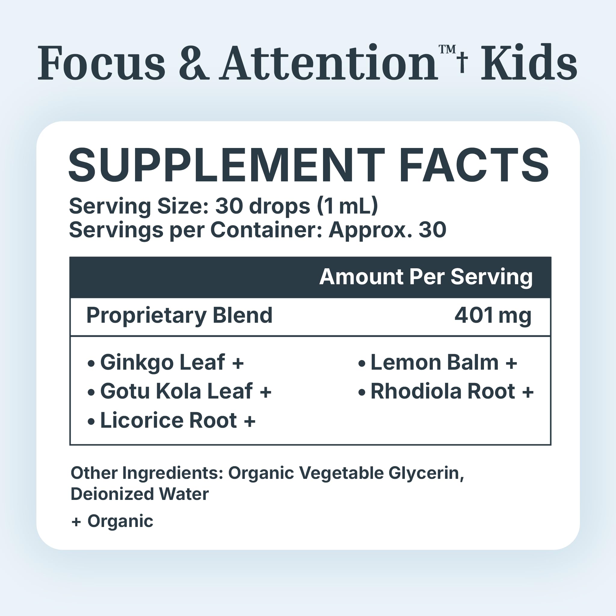 Dr. Green Mom Focus & Attention Kids, Organic Herbal Focus Drops, 1 Fl Oz — Amazon image 6