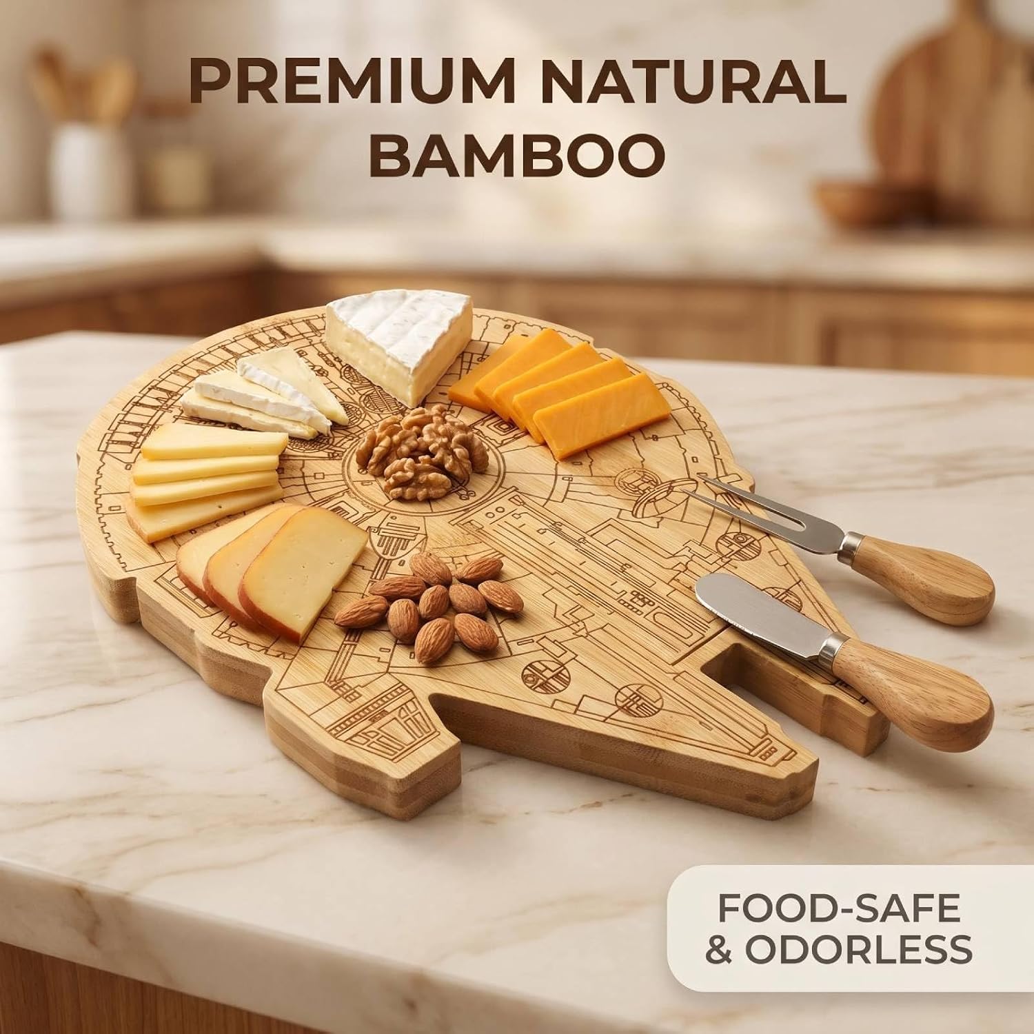 12'' Collector's Edition Cheese Board Set Charcuterie Board Platter