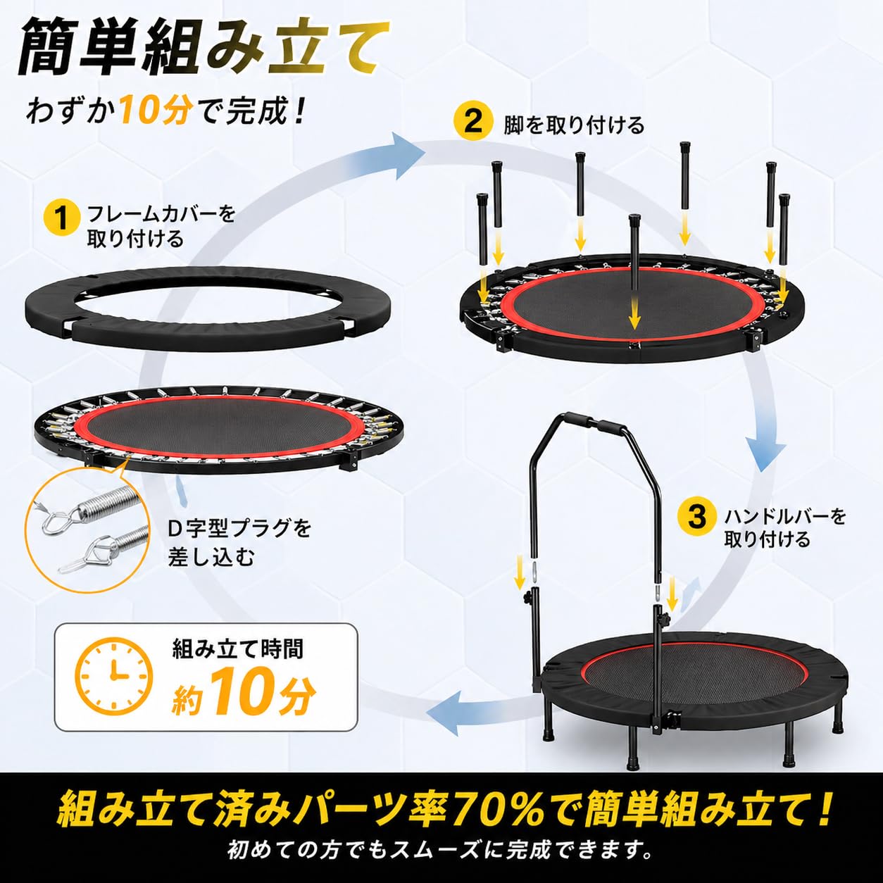 Amazon | 新モデル トランポリン 耐荷重200kg トラン ポリン