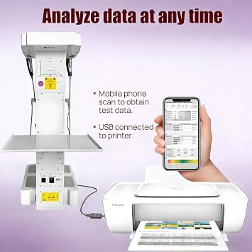 Professional Body Fat Scale with Printer Intelligent Health Analyzer for Body Composition Analysis Human Machine,3D Body Scanner Measurement