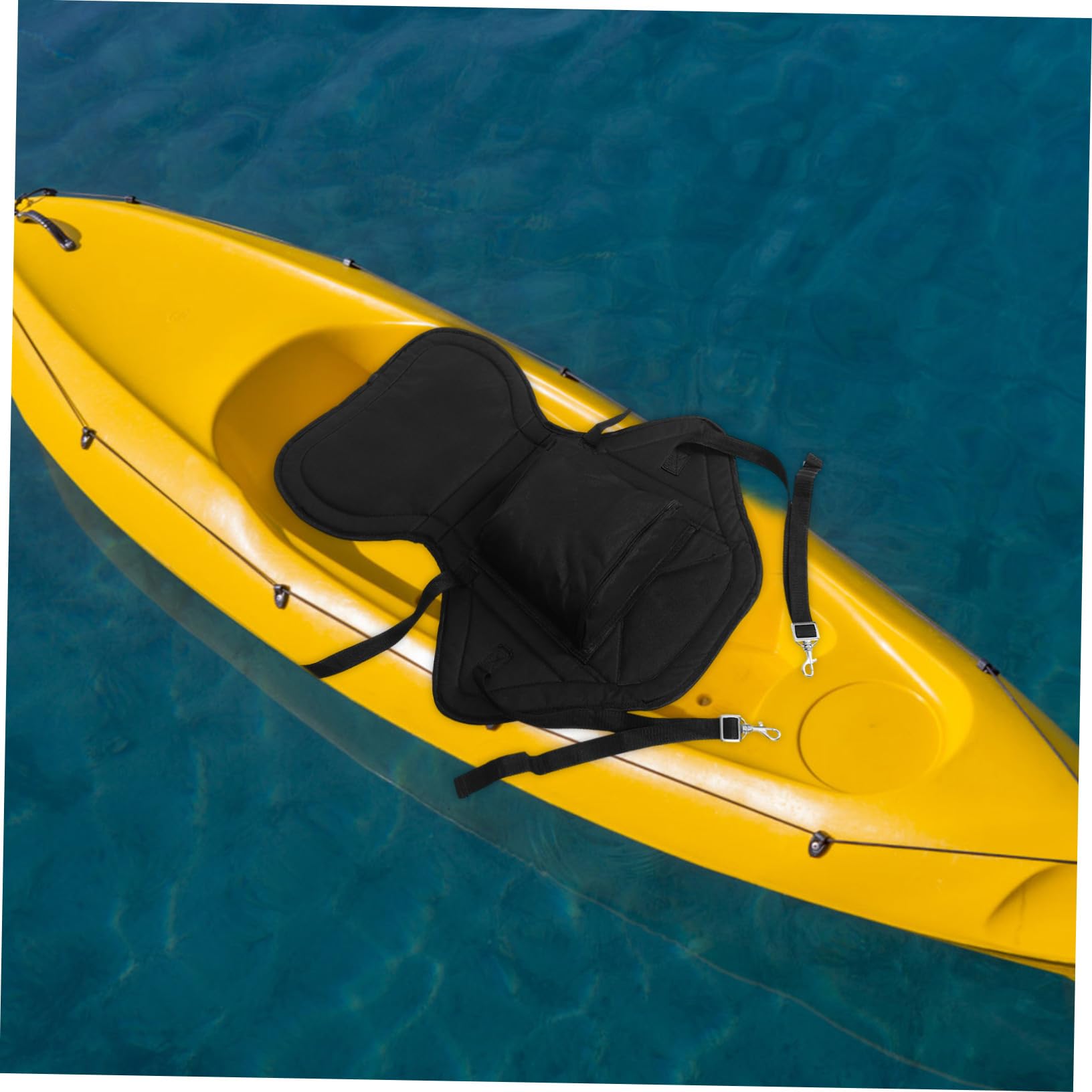 Asiento Kayak Hinchable Almohadilla De Cojín para Kayak Respaldo Flexible y Cómodo