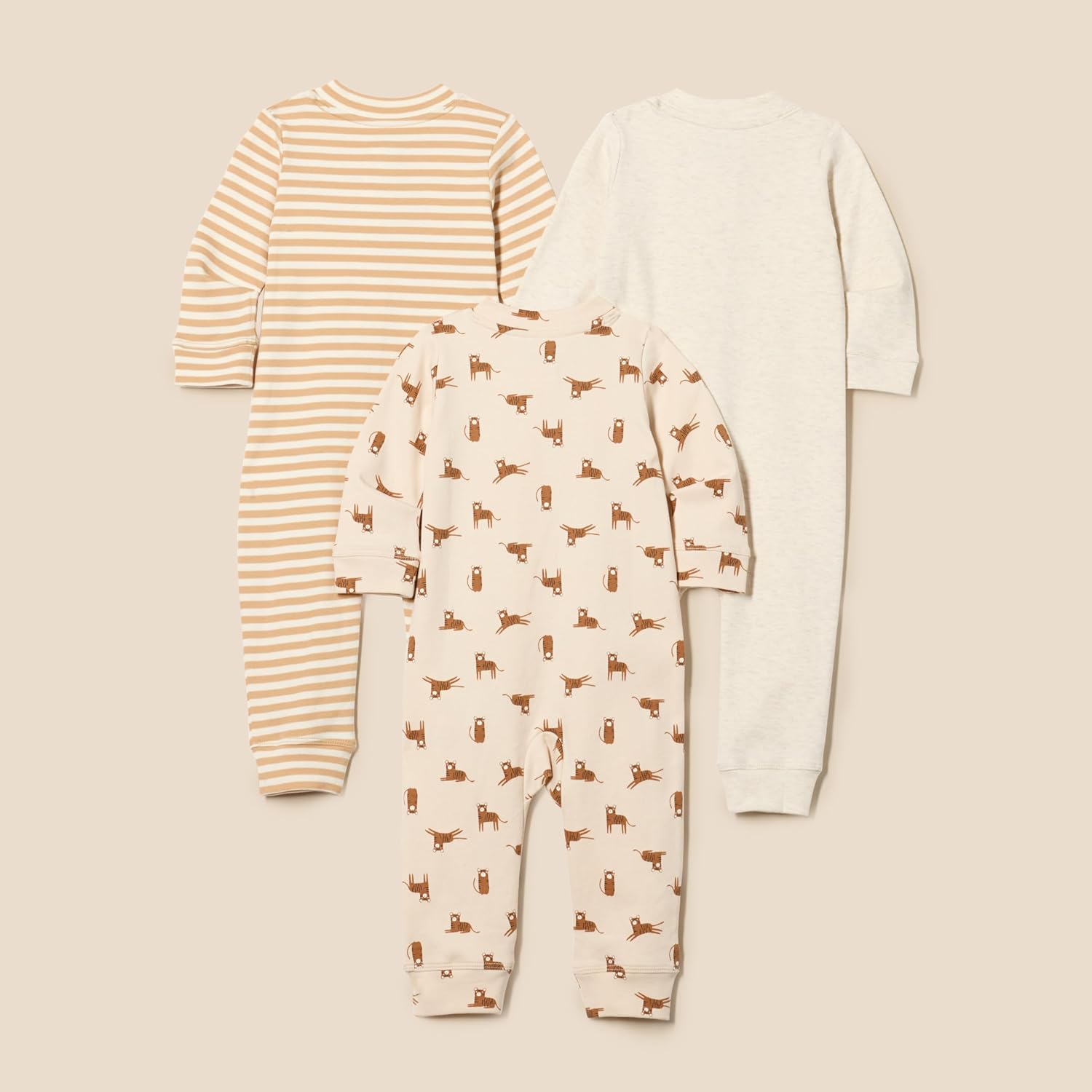 Amazon Essentials unisex-baby Cotton Zip-Front Footless Sleepsuit - Image 3