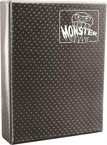 Miniatura 7 de Monster - Carpeta XL de 9 bolsillos para tarjetas intercambiables, álbum Holofoil gris, protección antirrobo y caídas TCG con bolsillos laterales