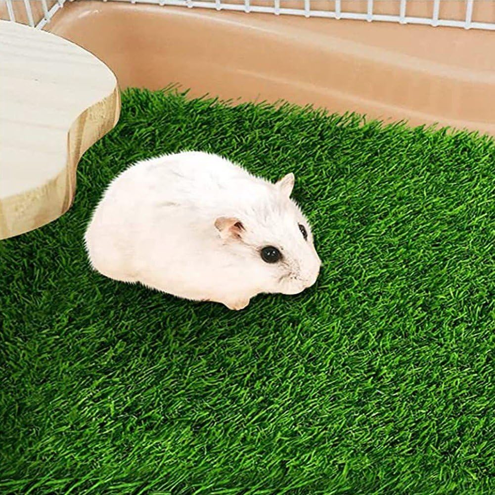 6 Pezzi di Cuscinetti per Nidificazione di Pollo, Tappetini per Nidificazione per Pollaio, Biancheria Letto in Erba Artificiale, Accessori Riutilizzabili per Pollame, per Deposizione delle Uova