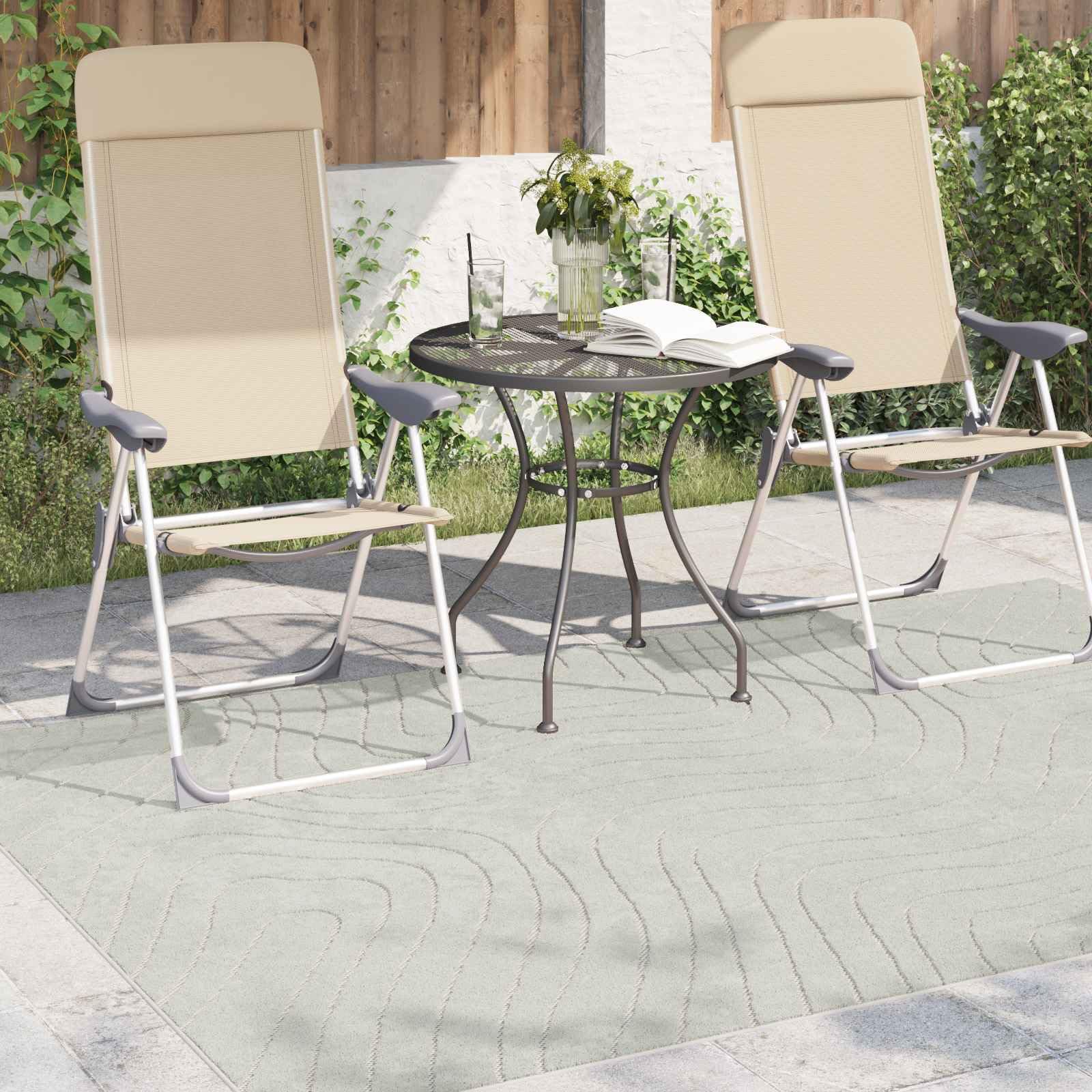 Tapis de Surface PALMERAS Vert 120 x 170 cm Polyester, Tapis de Sol Antidérapant pour Salon, Chambre à Coucher, Cuisine, Salle à Manger, Couloirs -A